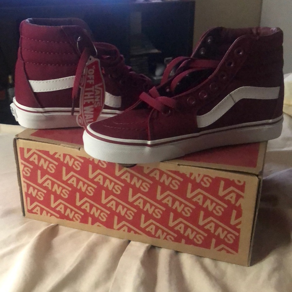 Vans red Sk8-Hi